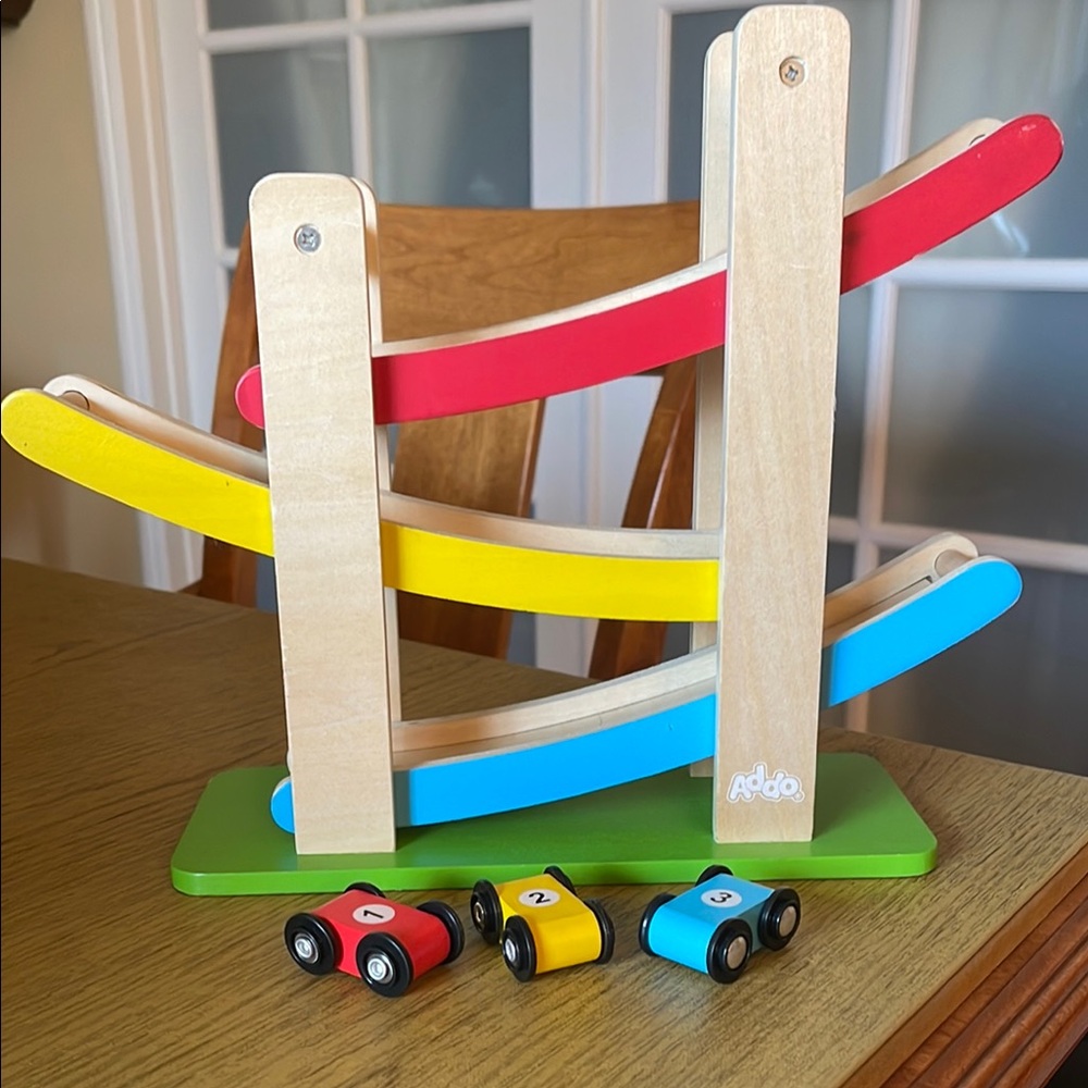 Wooden Car Racing toy
